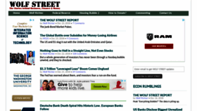 What Wolfstreet.com website looked like in 2018 (5 years ago)