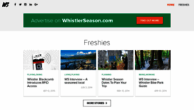 What Whistlerseason.com website looked like in 2018 (5 years ago)