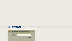 What Webmail.cotas.com.bo website looked like in 2018 (5 years ago)