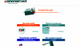 What Wyniki.diag.pl website looked like in 2018 (5 years ago)