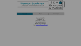 What Wernerschaeffer.de website looked like in 2018 (5 years ago)