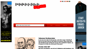 What Wordfeudsnyd.dk website looked like in 2018 (5 years ago)