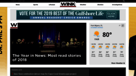 What Winknews.com website looked like in 2018 (5 years ago)