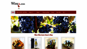 What Wines.com website looked like in 2019 (5 years ago)