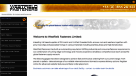 What Westfieldfasteners.co.uk website looked like in 2019 (5 years ago)