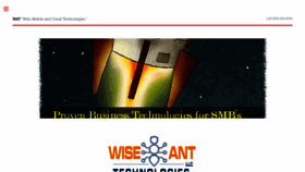 What Wiseanttech.com website looked like in 2019 (5 years ago)
