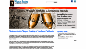 What Wagnersf.org website looked like in 2019 (5 years ago)