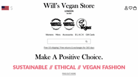 What Wills-vegan-shoes.com website looked like in 2019 (5 years ago)