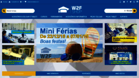 What W2fshop.com.br website looked like in 2019 (5 years ago)