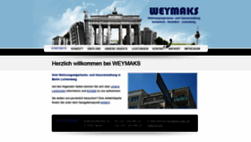 What Weymaks.de website looked like in 2019 (5 years ago)