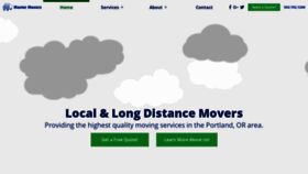 What Westcoastmoving.com website looked like in 2019 (5 years ago)