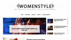 What Womenstyle.com website looked like in 2019 (5 years ago)
