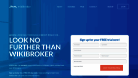What Wikibroker.com.au website looked like in 2019 (5 years ago)