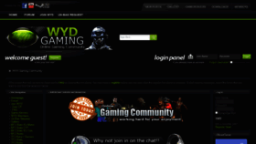 What Wydgaming.com website looked like in 2019 (5 years ago)