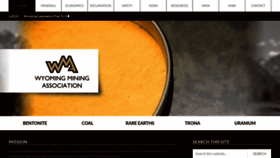 What Wyomingmining.org website looked like in 2019 (5 years ago)