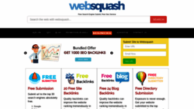 What Websquash.com website looked like in 2019 (5 years ago)