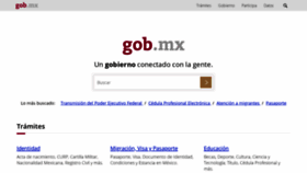 What Www.gob.mx website looked like in 2019 (5 years ago)