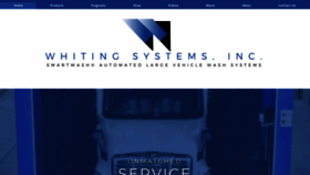 What Whitingsystems.com website looked like in 2019 (5 years ago)