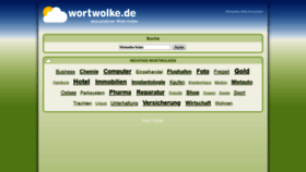 What Wortwolke.de website looked like in 2019 (5 years ago)