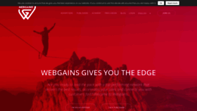 What Webgains.com website looked like in 2019 (5 years ago)