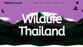 What Wildlifethailand.com website looked like in 2019 (5 years ago)