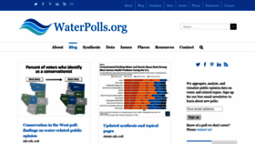 What Waterpolls.org website looked like in 2019 (5 years ago)