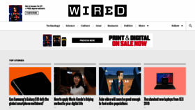 What Wired.co.uk website looked like in 2019 (5 years ago)