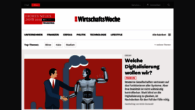 What Wiwo.de website looked like in 2019 (5 years ago)