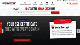 What World4you.com website looked like in 2019 (6 years ago)