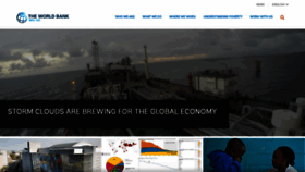 What Worldbank.org website looked like in 2019 (5 years ago)