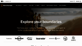 What Worldnomads.com website looked like in 2019 (5 years ago)