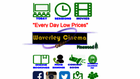What Waverleycinema.com website looked like in 2019 (5 years ago)
