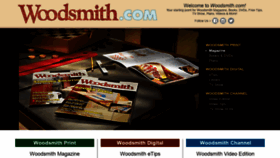 What Woodsmith.com website looked like in 2019 (5 years ago)