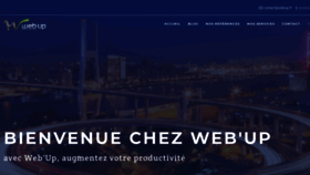 What Webup.fr website looked like in 2019 (5 years ago)