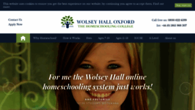 What Wolseyhalloxford.org.uk website looked like in 2019 (5 years ago)