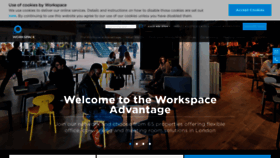 What Workspace.co.uk website looked like in 2019 (5 years ago)