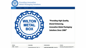 What Wiltonmetalbox.com website looked like in 2019 (5 years ago)