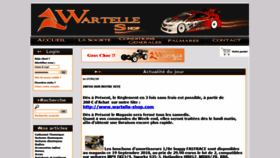 What Wartelle-shop.com website looked like in 2019 (5 years ago)