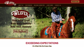 What Weaverleather.com website looked like in 2019 (5 years ago)