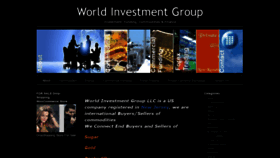 What Worldinvestmentgroups.com website looked like in 2019 (5 years ago)