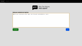 What Wtfautolayout.com website looked like in 2019 (5 years ago)