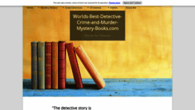 What Worlds-best-detective-crime-and-murder-mystery-books.com website looked like in 2019 (5 years ago)