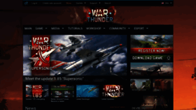 What Warthunder.com website looked like in 2019 (5 years ago)