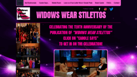 What Widowswearstilettos.com website looked like in 2019 (5 years ago)