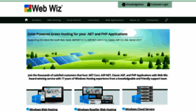 What Webwiz.net website looked like in 2019 (5 years ago)