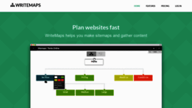 What Writemaps.com website looked like in 2019 (5 years ago)