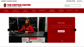 What Writing.wisc.edu website looked like in 2019 (5 years ago)