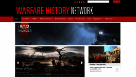 What Warfarehistorynetwork.com website looked like in 2019 (5 years ago)