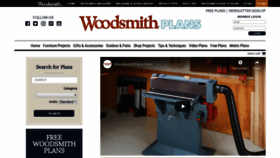 What Woodsmithplans.com website looked like in 2019 (5 years ago)