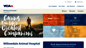What Willowdaleanimalhospital.ca website looked like in 2019 (5 years ago)